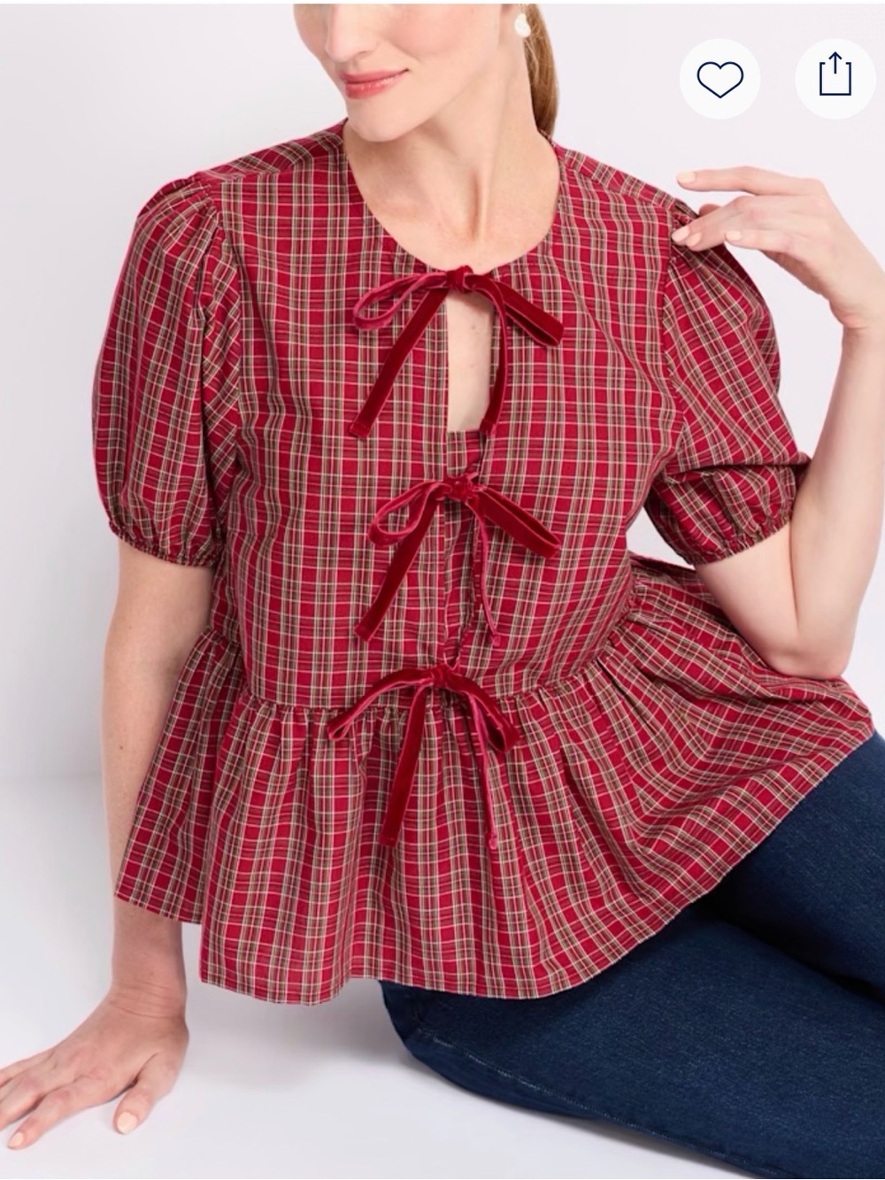 Stitch Fix Gilli Ellie Tie Front Blouse